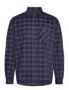 Ashton Reg Co Mcs M Shirt Tops Shirts Casual Navy MCS