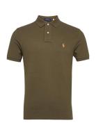 The Iconic Mesh Polo Shirt Designers Polos Short-sleeved Khaki Green P...