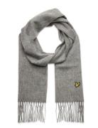 Lambswool Scarf Accessories Scarves Winter Scarves Grey Lyle & Scott