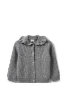 Hennysk Cardigan Tops Knitwear Cardigans Grey Sofie Schnoor Baby And K...