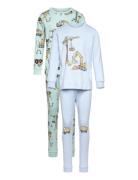 Pyjama 2 Pack Working Vehicles Pyjamas Sett Blue Lindex