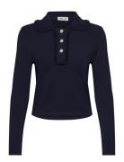 Catarin Tops Knitwear Jumpers Navy Baum Und Pferdgarten