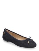 Jayna Denim Flat Ballerinasko Ballerinaer Navy Lauren Ralph Lauren