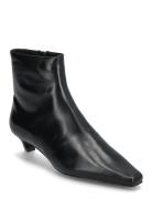 Leather Boots With Kitten Heels Shoes Boots Ankle Boots Ankle Boots Wi...