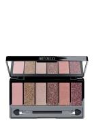 Glittery Eyeshadow Palette Øyenskygge Palett Sminke Pink Artdeco