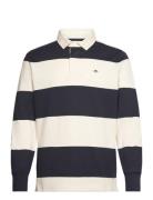 Barstripe Rugger Tops Polos Long-sleeved Blue GANT