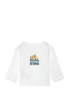 The Lion King T-Shirt Tops T-shirts Long-sleeved T-shirts White Mango