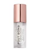 Revolution Pout Bomb Plumping Gloss Glaze Lipgloss Sminke Nude Revolut...