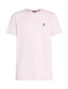 Monogram Imd Tee Tops T-shirts Short-sleeved Pink Tommy Hilfiger