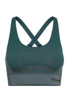 Hmlclea Seamless Sports Top Sport Bras & Tops Sports Bras - All Green ...