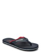 Padded Comfort Hilfiger B Sandal Flip-flopper Sandaler Navy Tommy Hilf...