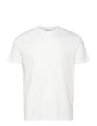 100% Cotton Slim-Fit T-Shirt Tops T-shirts Short-sleeved White Mango