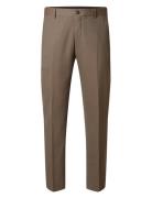 Slhslim-Neil Trs Noos Bottoms Trousers Formal Brown Selected Homme