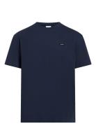 Cotton Comfort Fit T-Shirt Tops T-shirts Short-sleeved Navy Calvin Kle...