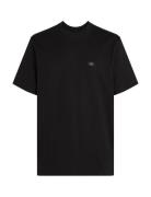 Woven Label Relaxed Tee Tops T-shirts Short-sleeved Black Calvin Klein...