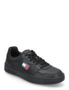 Tjm Cupsole Leather Ess Lave Sneakers Black Tommy Hilfiger