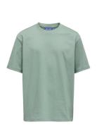 Osjfred Life Rlx Ss Tee Jrs Noos Tops T-shirts Short-sleeved Green ONL...