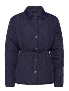 Classic Quilted Jacket Vattert Jakke Navy Lexington Clothing