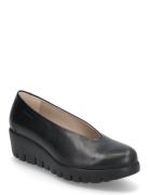 Fly Sko Wedge Black Wonders