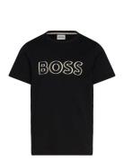 Short Sleeves Tee-Shirt Tops T-shirts Short-sleeved Black BOSS