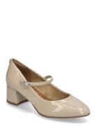 Women Court Sho Shoes Heels Pumps Classic Beige Tamaris