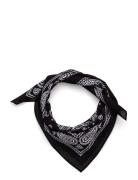 Bandana With Pattern Accessories Scarves Lightweight Scarves Black Lin...