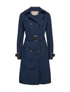 Sc-Lora Trench Coat Kåpe Navy Soyaconcept