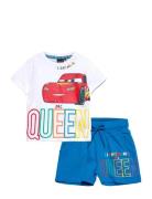 T Shirt + Short Sets Sets With Short-sleeved T-shirt Multi/patterned B...