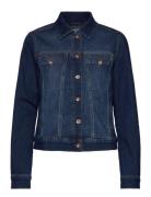 Jacket Jeans / Woven Dongerijakke Denimjakke Navy Gerry Weber Edition