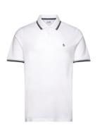 Tipped Polo Tncl Piq Tops Polos Short-sleeved White Original Penguin