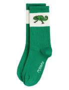 Lizard 1-Pack Socks Socks & Tights Socks Green Mini Rodini