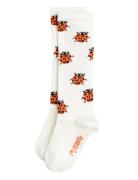 Ladybugs Knee-High Socks Socks & Tights Socks White Mini Rodini