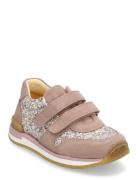 Shoes - Flat - With Velcro Lave Sneakers Pink ANGULUS