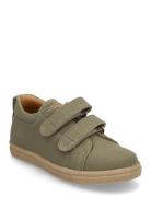 Shoes - Flat - With Velcro Lave Sneakers Khaki Green ANGULUS