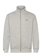 Essential Logo Track Top Tops Sweat-shirts & Hoodies Sweat-shirts Grey...