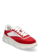 Cph56 Material Mix Cream Lave Sneakers Red Copenhagen Studios