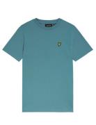 Plain T-Shirt Tops T-shirts Short-sleeved Blue Lyle & Scott