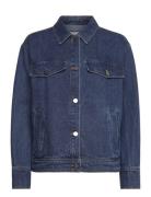 Ilbasz Denim Jacket Dongerijakke Denimjakke Navy Saint Tropez