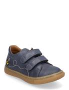 Shoes - Flat - With Velcro Lave Sneakers Navy ANGULUS