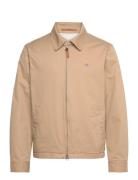 Cotton Windcheater Jacket Tynn Jakke Beige GANT