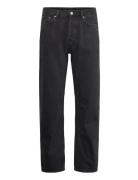 Space Relaxed Straight Jeans Bottoms Jeans Regular Black Weekday