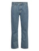 Space Relaxed Straight Jeans Bottoms Jeans Regular Blue Weekday