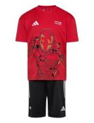 Lk Mrvl Im Tset Sets Sets With Short-sleeved T-shirt Red Adidas Sports...