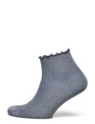 Lis Glitter Socks Lingerie Socks Footies-ankle Socks Blue Mp Denmark