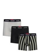 Boxerbr Trplt Design Boksershorts Black HUGO