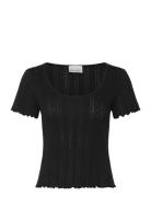 Julietta Top Tops T-shirts & Tops Short-sleeved Black Noella