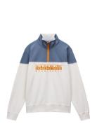 B-Saturnia Hz Tops Sweat-shirts & Hoodies Sweat-shirts White Napapijri