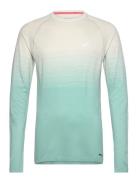 Seamless Ls Top Sport T-shirts Long-sleeved Multi/patterned Asics