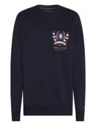 Hilfiger Color Crest Sweatshirt Tops Sweat-shirts & Hoodies Sweat-shir...