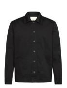 Sdossie Overshirt Tops Overshirts Black Solid